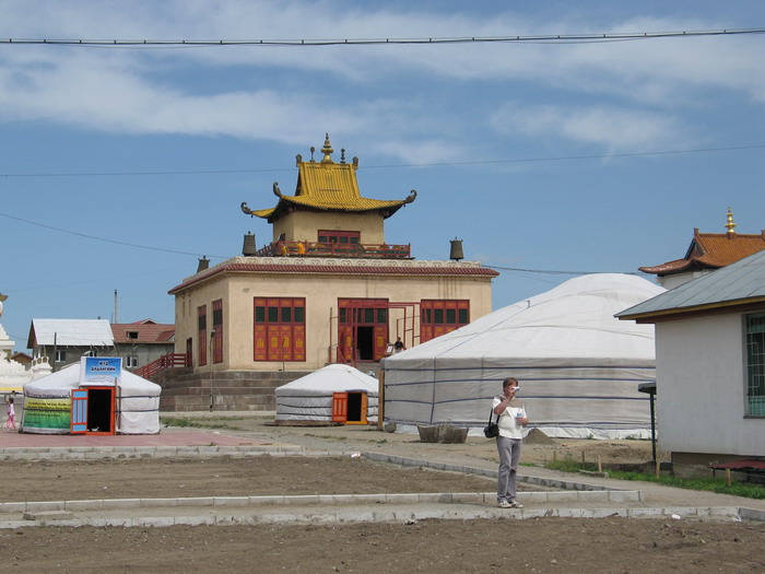 One of the other building at Ganden Monastery, Ulan Bator, Mongolia.