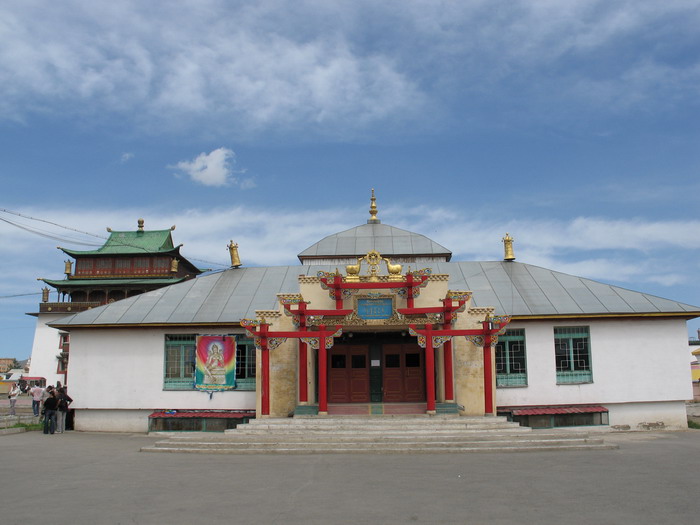 Small temple at Ganden Monastery, Ulan Bator, Mongolia.