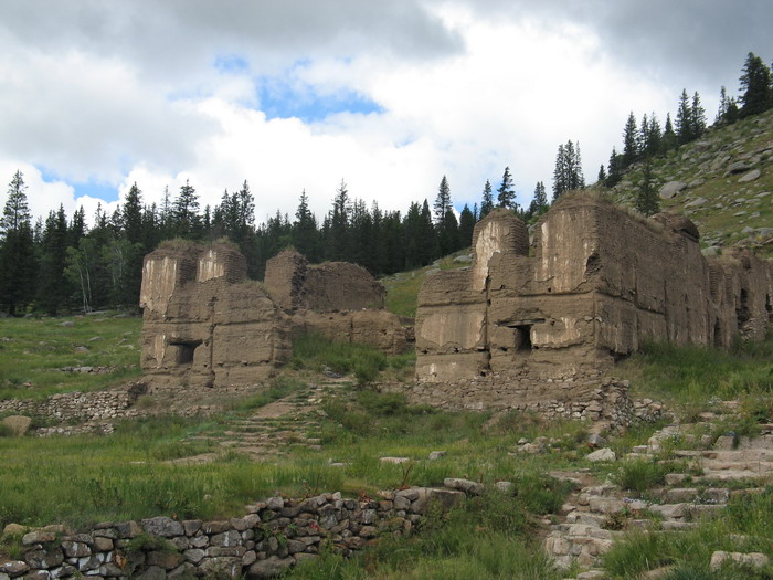 The ruins of Manjushree Monastery near Zuunmod, south Ulan Bator, Mongolia.