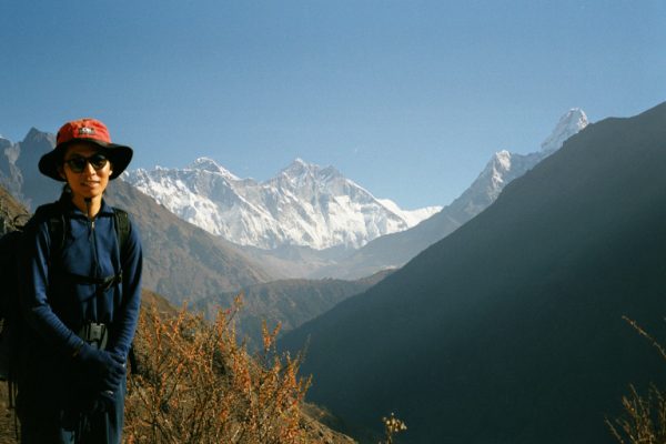 Liyang on the way to Tengboche Monastery.