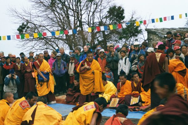We happen to get to Tengboche Monastery on the day of the biggest festival of the year, Mani Rimdu.
