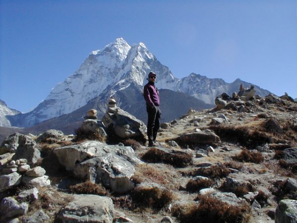 Ray investigating the view.