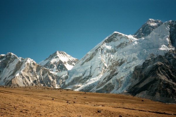 We headed to Kala Patar, a ridge at 18,200 feet (5400m) that provides excellent views of Mt. Everest.