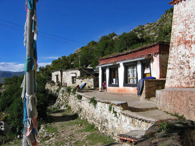 The room we stayed in at Cholung are the ones with black paint around the windows.