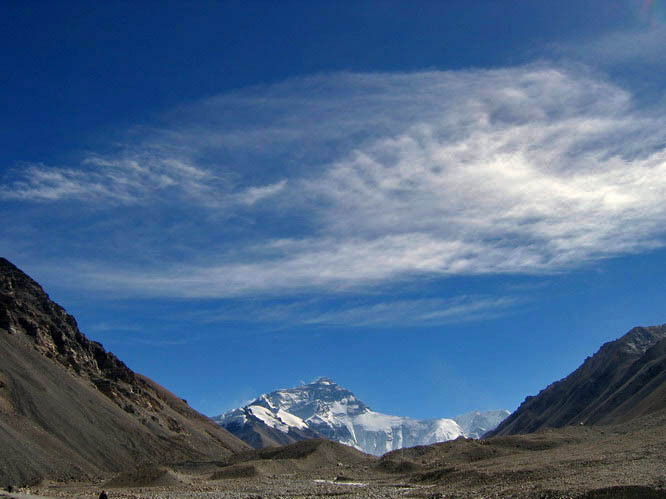 Mt. Everest. Central Tibet.
