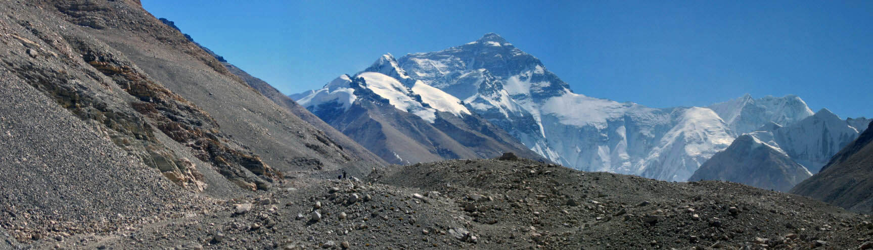 The north face of Mt. Everest. South Central, Tibet.