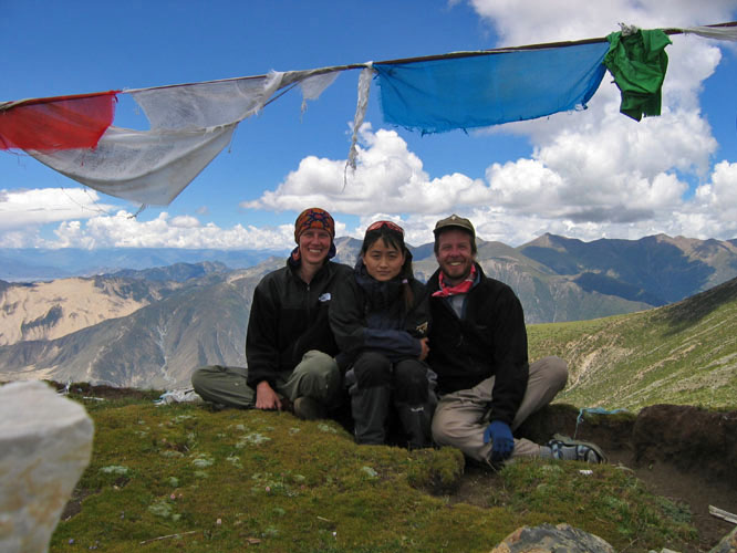 On top of the Kurkula Pass, at 17,000ft (5200m).