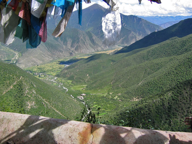 The view from DrakYongDzong a place where Guru Rinpoche spent 3 years in retreat.
