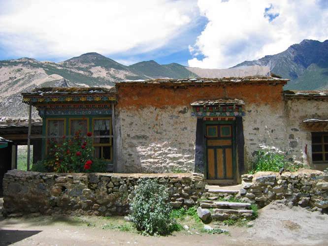 Tibetan house.