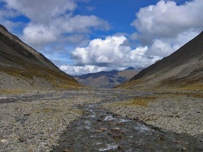 Once I got near the Tsari area I had to hike over a 17,400 ft (5300m) pass in order to get into the region.