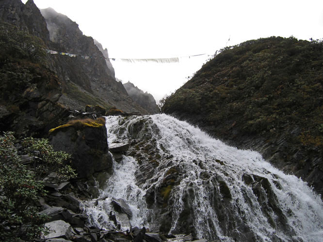 There is no shortage of water in the Tsari region.