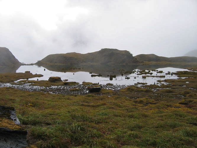Even when it would stop raining there was always a mist from the fog and the clouds. This made it almost impossible to ever dry anything.