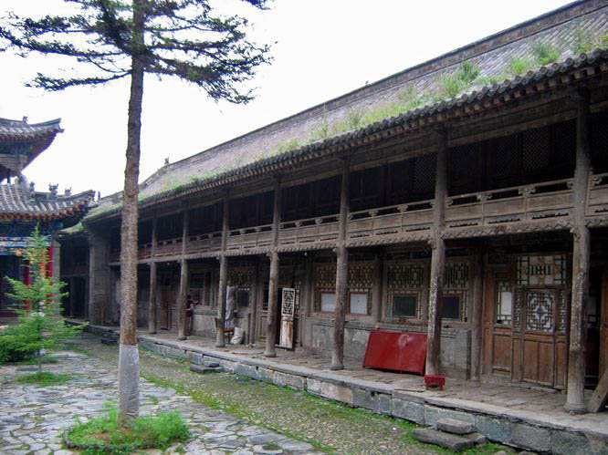 Part of an older temple that had not been restored.