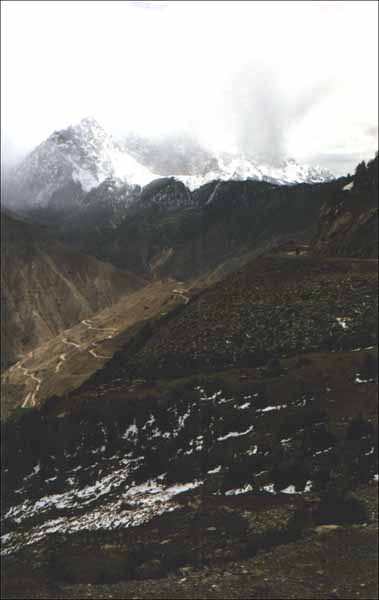 72 switch backs, Eastern Tibet