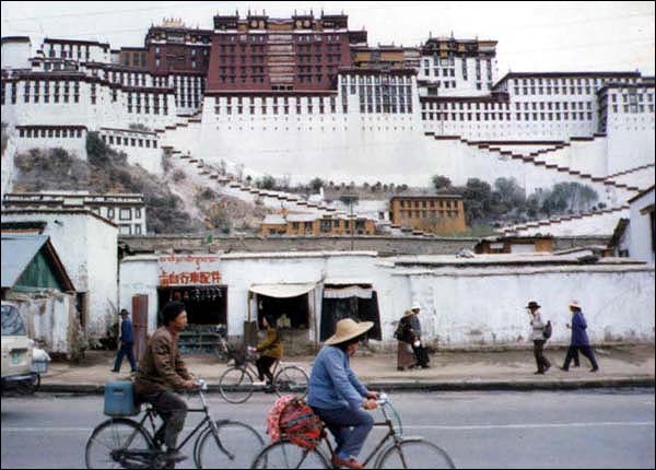 Potala Palace, the former residence of the Dalai Lama, in Lhasa, Tibet.