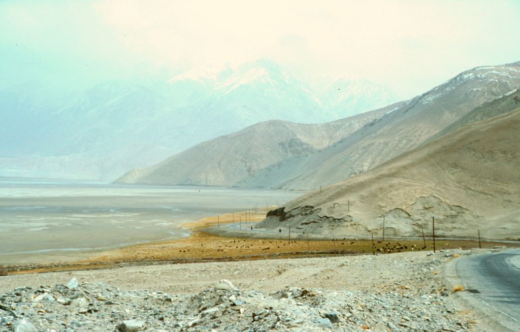 The windy plains of Xinjiang, China.