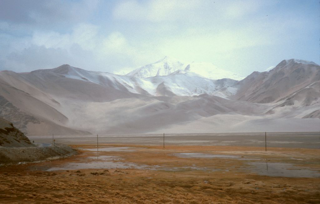 This place was a mix of river valleys and sandy desert moonscapes. Xinjiang, China.